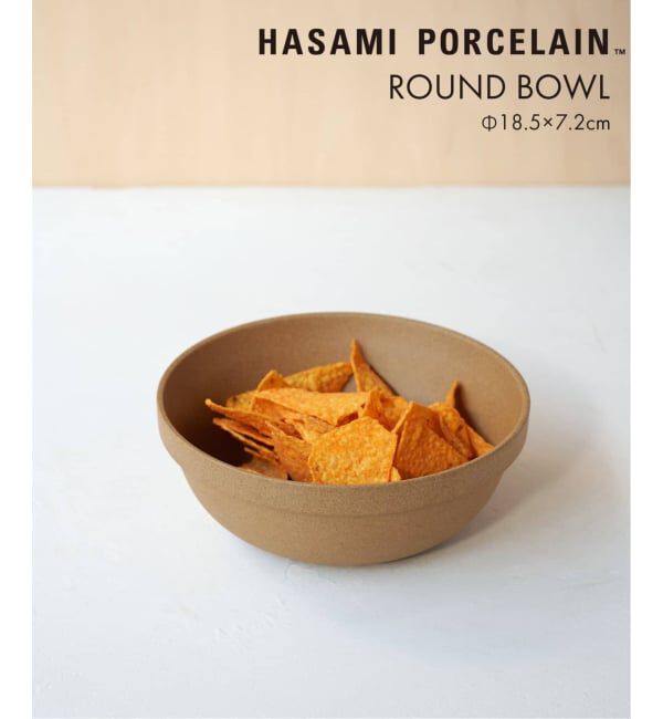 ACME「【HASAMI PORCELAIN / ハサミポーセリン】BOWL 18.5&times;7.2cm　セミディープ ボウル」|食器・キッチングッズ|ベージュ