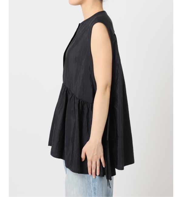 Plage「PROTAGONISTA / プロタゴニスタ 別注 SIDE RBN WASHABLE SATIN ブラウス」|シャツ・ブラウス|