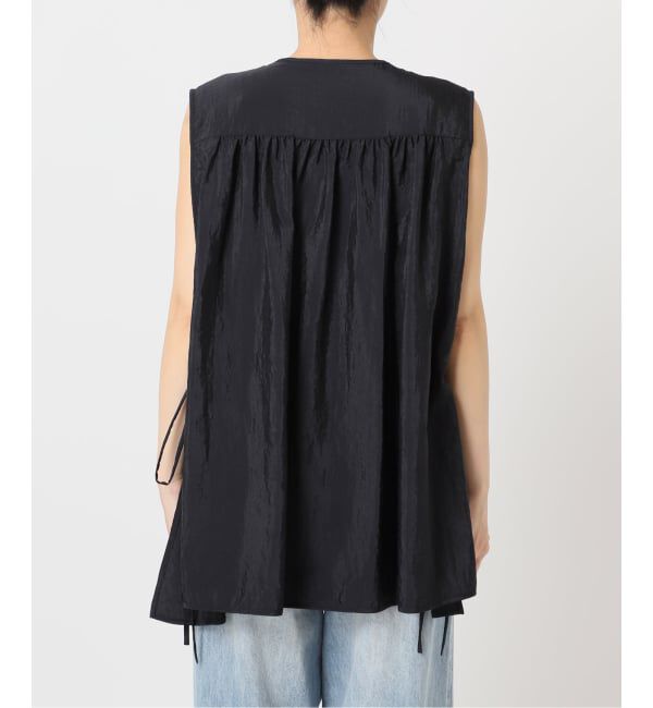 Plage「PROTAGONISTA / プロタゴニスタ 別注 SIDE RBN WASHABLE SATIN ブラウス」|シャツ・ブラウス|