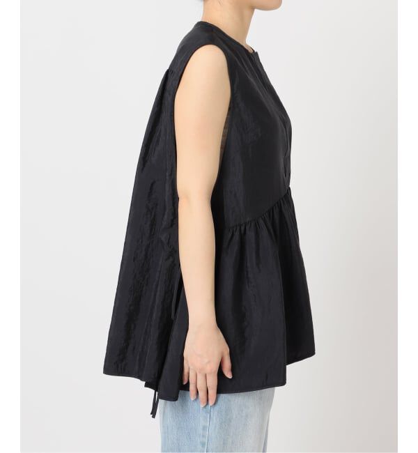 Plage「PROTAGONISTA / プロタゴニスタ 別注 SIDE RBN WASHABLE SATIN ブラウス」|シャツ・ブラウス|