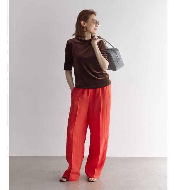 VERMEIL par iena「《予約》Dry Poplin イージーパンツ」|その他|
