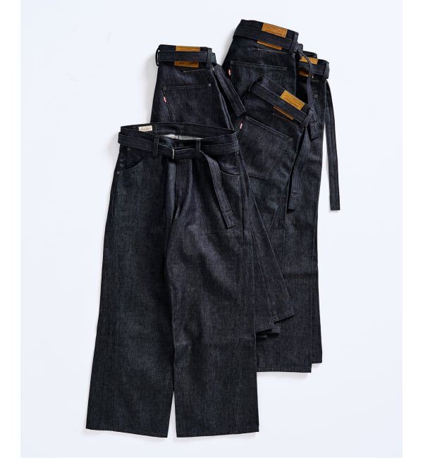 417 EDIFICE「追加 LEVI&rsquo;S(R)/リーバイス(R) 別注 TWISTED BELTED デニムパンツ L30」|デニム|