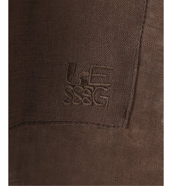 journal standard L'essage「ヨーロピアンフラックス刺しゅうショートシャツ」|シャツ・ブラウス|