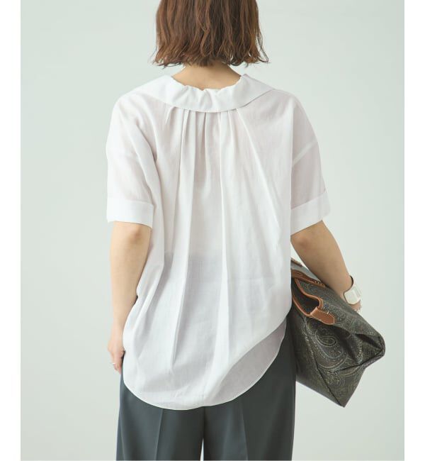 journal standard L'essage「The Loom/ザ ルーム  BACK TUCK SHIRT シャツ TL18UO-WH11」|シャツ・ブラウス|