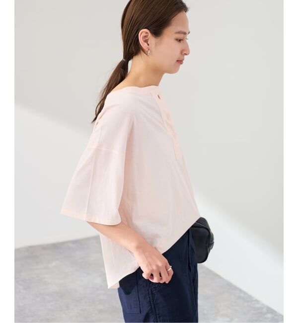FRAMeWORK「ヘンリーネックWIDE-Tee」|Tシャツ・カットソー|
