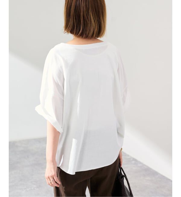 FRAMeWORK「ヘンリーネックWIDE-Tee」|Tシャツ・カットソー|
