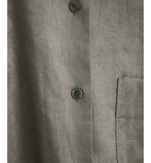 SALON adam et rope'「リネンオーバーシャツ［GENTLE LINEN］」|シャツ・ブラウス|
