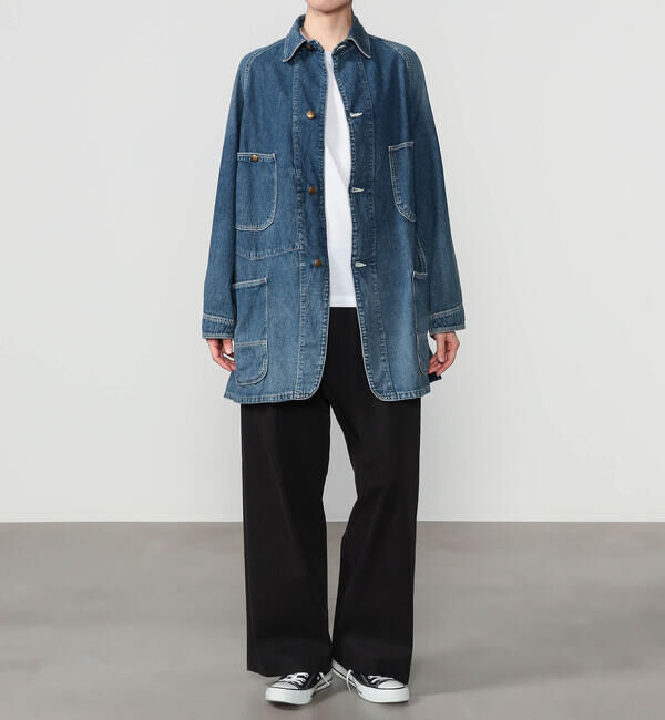 「orSlow | LOOSE FIT DENIM COVERALL WOMEN」|テーラードジャケット|