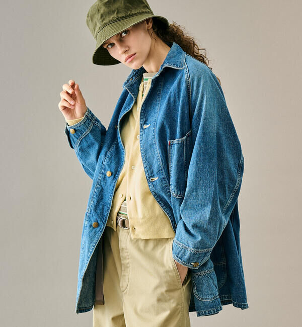  「orSlow | LOOSE FIT DENIM COVERALL WOMEN」|テーラードジャケット|