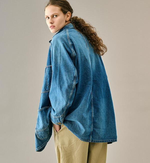  「orSlow | LOOSE FIT DENIM COVERALL WOMEN」|テーラードジャケット|