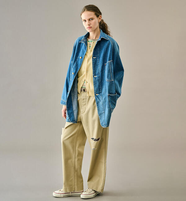  「orSlow | LOOSE FIT DENIM COVERALL WOMEN」|テーラードジャケット|