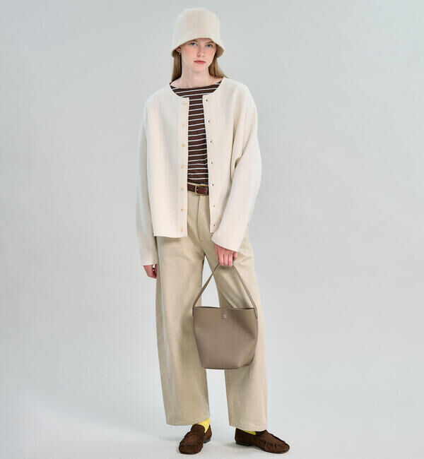  「ORCIVAL | ダブルフェイスレザー ハンドバッグ UNISEX」|その他|