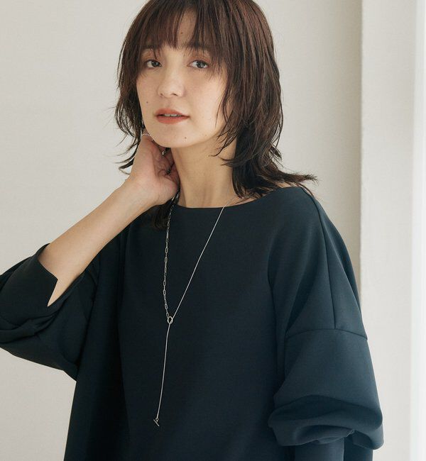  「予約【接触冷感/紫外線防止/防シワ】ダンボールボートネックプルオーバー」|Tシャツ・カットソー|