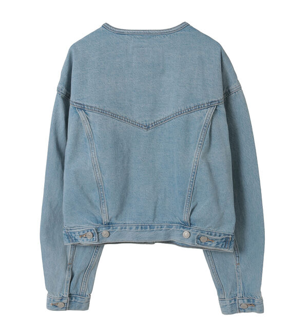 Liesse「【Levis/リーバイス】COLLARLESS SHRUNKEN 90S TRUCKER」|デニムジャケット|
