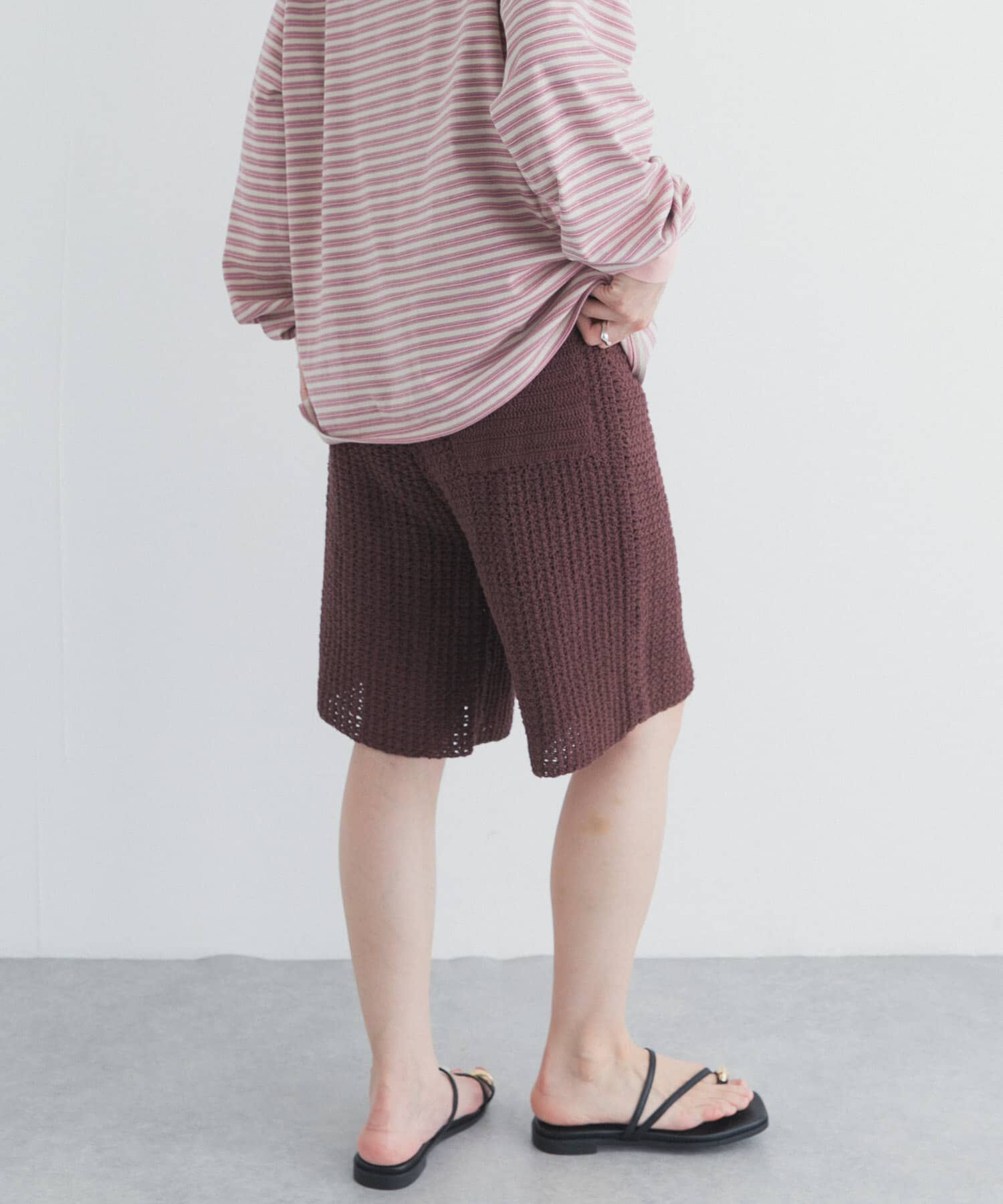 URBAN RESEARCH DOORS「『別注』AFLOAH&times;DOORS　KNIT SHORT PANTS」|その他|