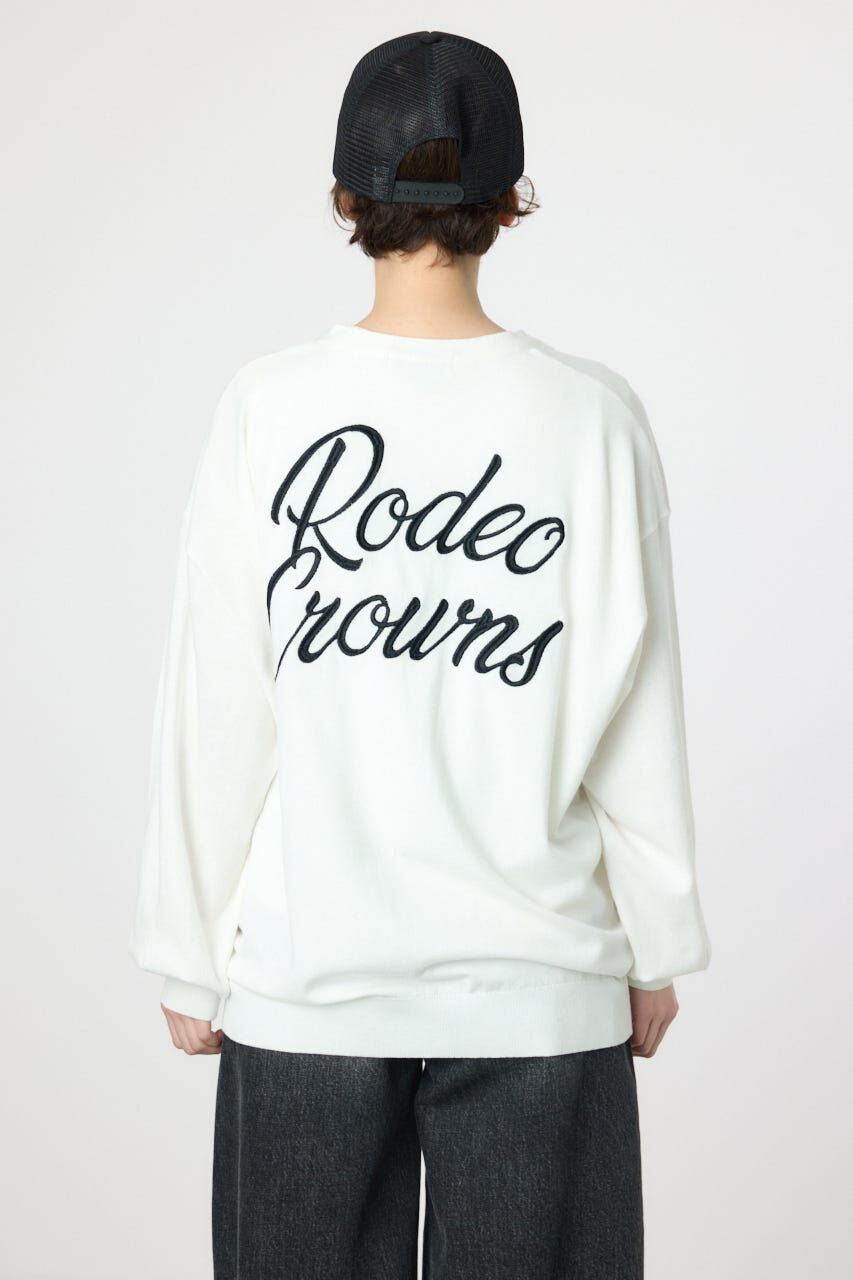 RODEO CROWNS「スクリプト LOGO ニットカーディガン」|カーディガン|