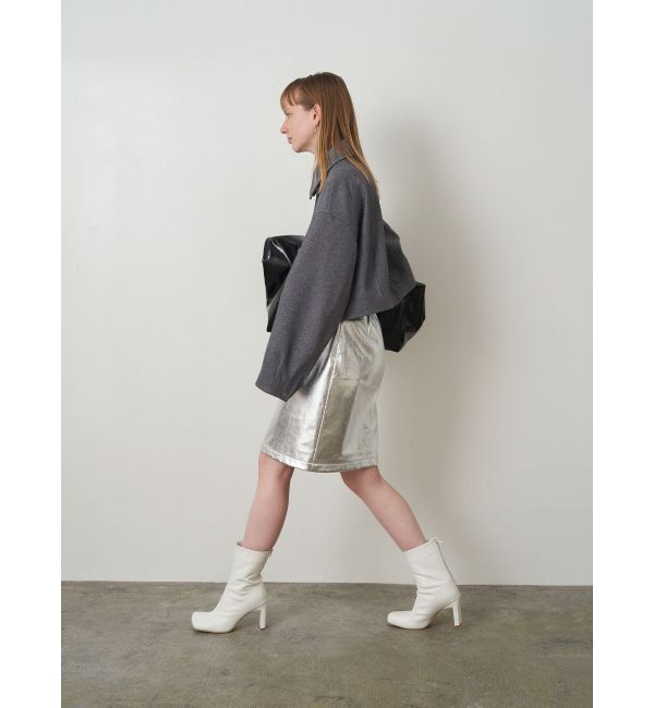 ELENDEEK「SHEER LAYERED METALLIC SK」|スカート|