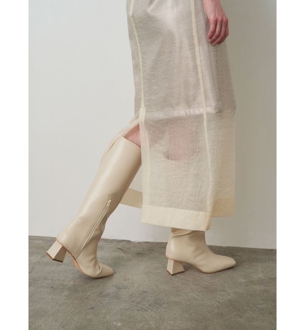 ELENDEEK「SHEER LAYERED METALLIC SK」|スカート|