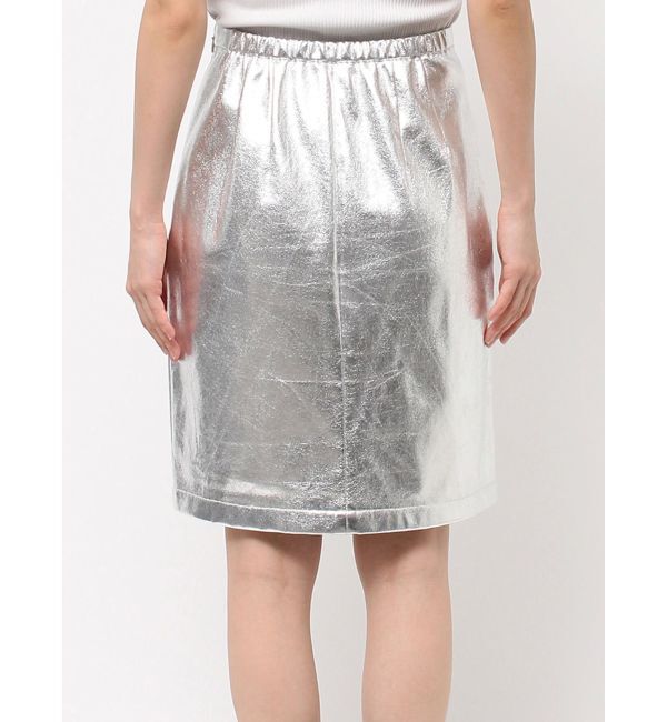 ELENDEEK「SHEER LAYERED METALLIC SK」|スカート|