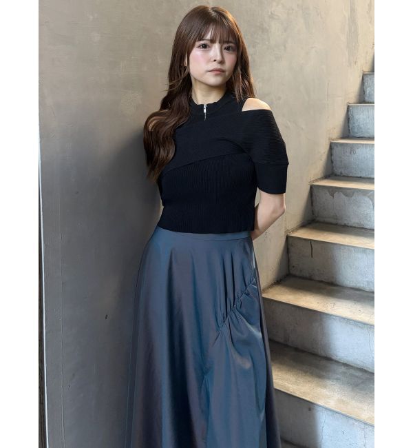 MURUA「イレヘムギャザーアシメスカート」|スカート|
