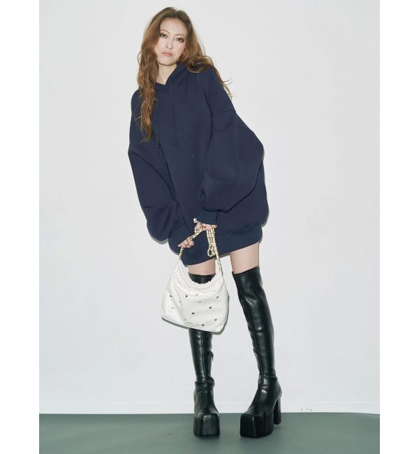 EVRIS「スタッズチェーンBIGショルダーBAG」|ショルダー・メッセンジャー|