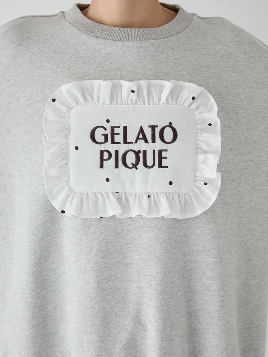 gelato pique「ピローモチーフ裏毛プルオーバー」|ルームウェア|
