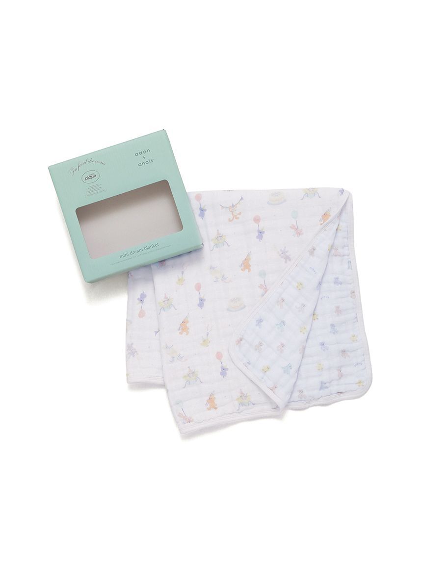 GELATO PIQUE KIDS & BABY「【aden + anais】【BABY】リバーシブルブランケット/ミニ/アニバーサリー・ぬいぐるみ BOX付き」|その他ベビー用品|