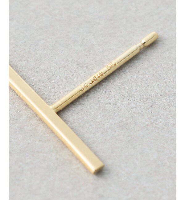 Jouete「K10YG ピアス ストレート」|ピアス|