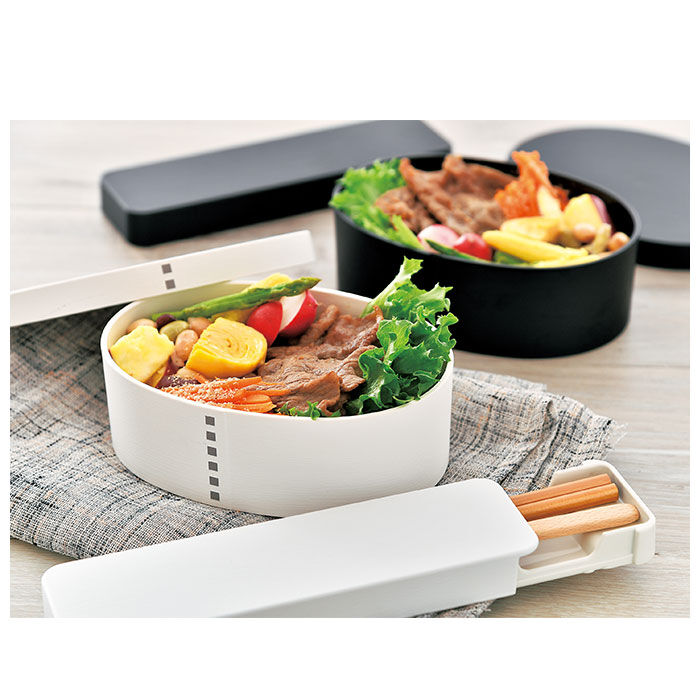 BACKYARD FAMILY「hakoya わっぱ風 通販 ハコヤ 曲げわっぱ風 弁当箱 日本製 レンジ対応 800ml 約」|食器・キッチングッズ|