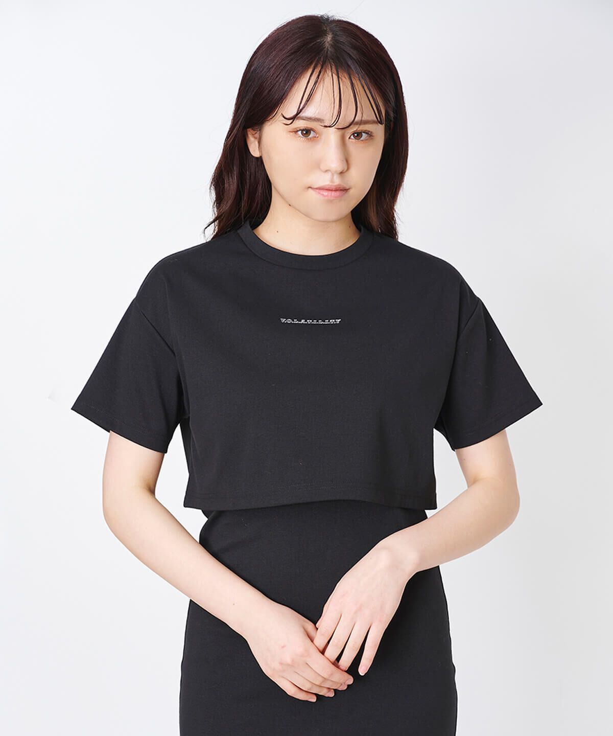 Samantha Vega「「VOLATILITY」ロゴショートTシャツ」|その他|ブラック