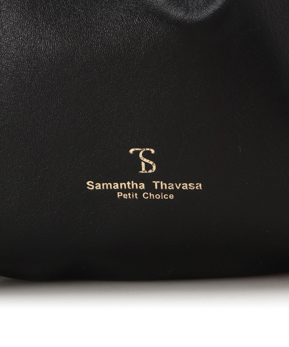 Samantha Thavasa Petit Choice「レザーシンプル巾着バッグ」|ショルダー・メッセンジャー|