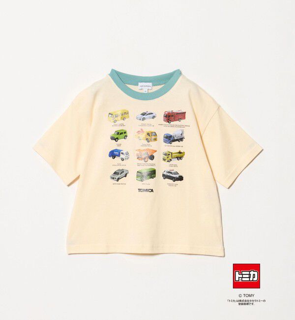 UNITED ARROWS green label relaxing「【別注】＜TOMICA＞リンガー Tシャツ / キッズ 100cm-130cm」|Tシャツ・カットソー|OFF WHITE