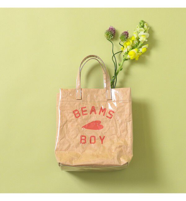 BEAMSBOY「BEAMS BOY / BBロゴ ショップバック」|トートバッグ|BEIGE