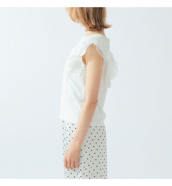 Ray BEAMS 「ラッフル ティアード フォール スリーブ」|Tシャツ・カットソー|