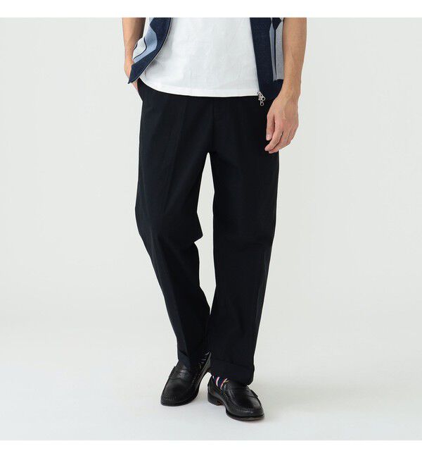 BEAMS PLUS「BEAMS PLUS｜IVY Trousers Wide High Density Cotton｜トラウザーズ｜ワイドシルエット｜ウェザークロス」|その他|