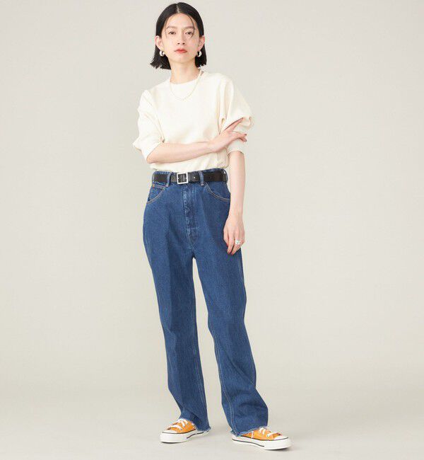 SHIPS for women「SHIPS NINE CASE:〈手洗い可能〉カットオフ デニム◇」|デニム|