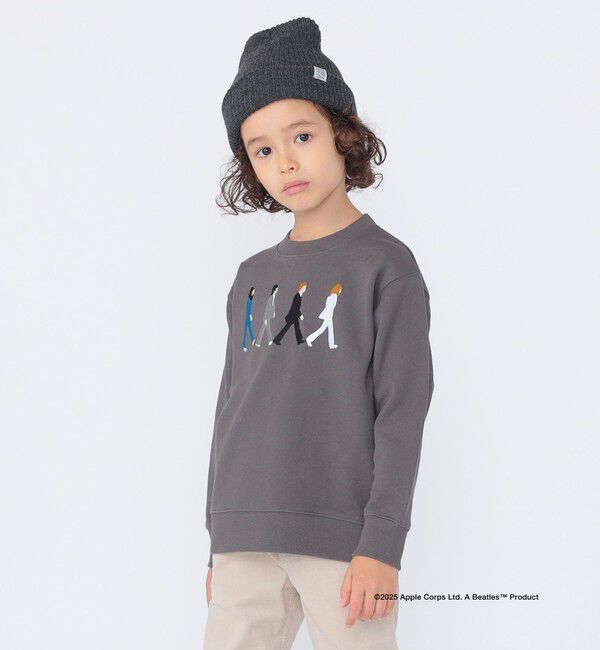 SHIPS KIDS「SHIPS KIDS:100～130cm /【THE BEATLES（ザ・ビートルズ）】スウェット」|スウェット・ジャージ|チャコールグレー