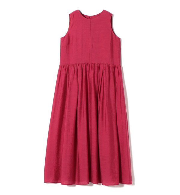 SHIPS for women「〈手洗い可能〉シルク混 シアー ノースリーブ ワンピース」|ワンピース|