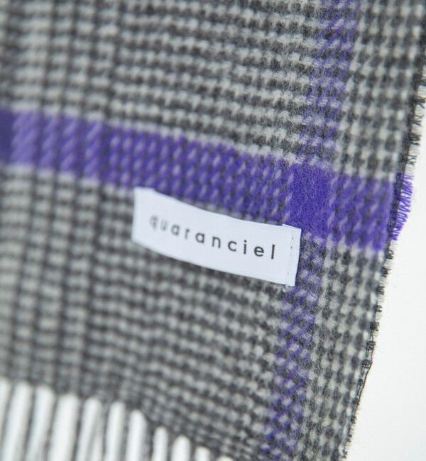 quaranciel「quaranciel: カシミヤ ミックス チェック ストール 25AW」|ストール|