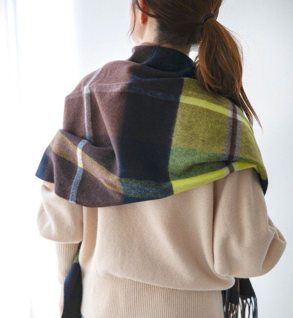 quaranciel「quaranciel: カシミヤ ミックス チェック ストール 25AW」|ストール|
