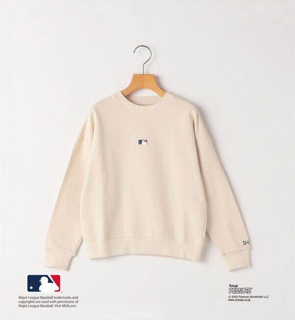 SHIPS KIDS「SHIPS KIDS:85～95cm / PEANUTS&times;MLB プリント スウェット」|スウェット・ジャージ|オフホワイト