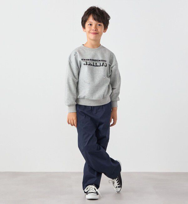 SHIPS any「SHIPS any:〈洗濯機可能〉ポンチ デザイン クルーネック プルオーバー <KIDS>」|スウェット・ジャージ|
