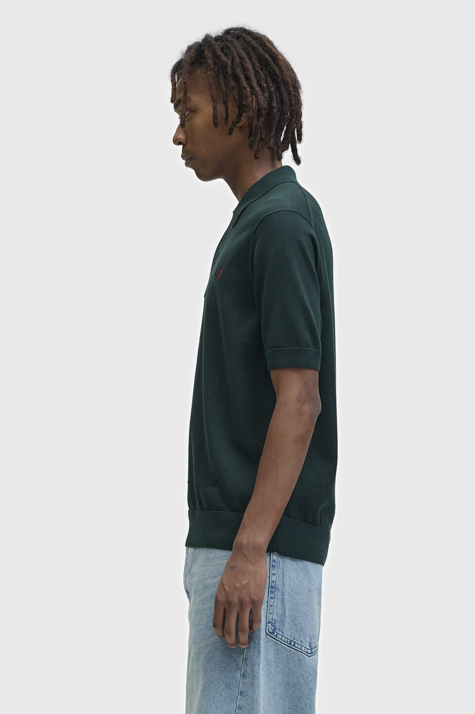 FRED PERRY 「Cotton Knitted Polo Shirt／コットンニットポロシャツ」|ポロシャツ|