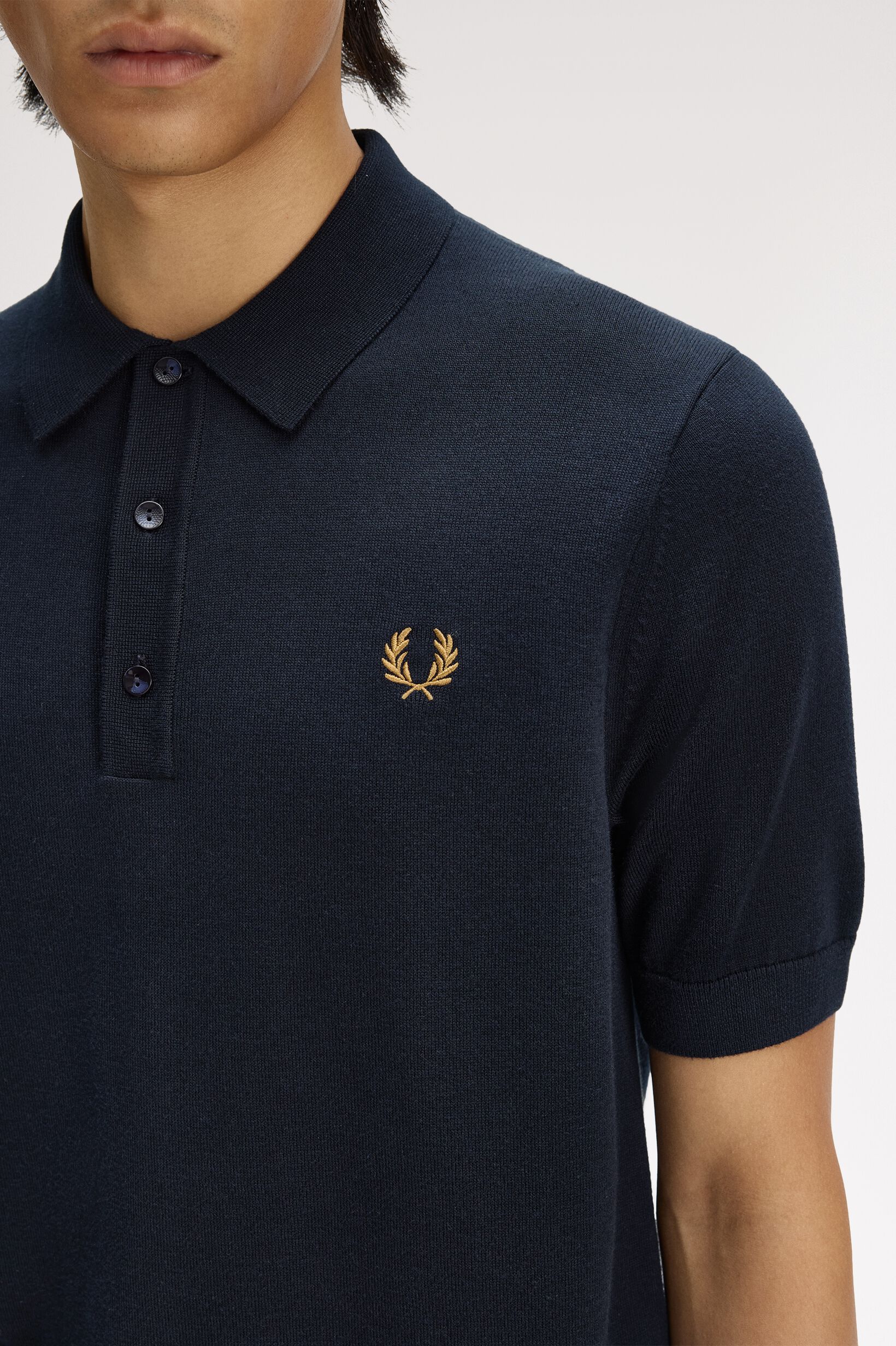 FRED PERRY 「Cotton Knitted Polo Shirt／コットンニットポロシャツ」|ポロシャツ|