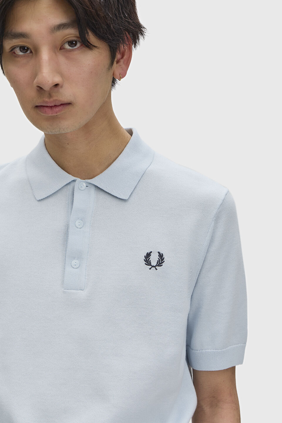 FRED PERRY 「Cotton Knitted Polo Shirt／コットンニットポロシャツ」|ポロシャツ|