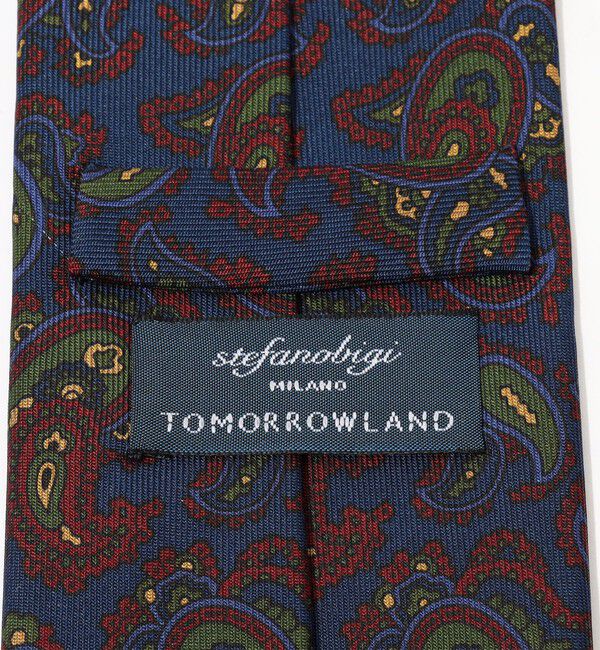 TOMORROWLAND GOODS「STEFANO BIGI シルクプリント ペイズリー柄ネクタイ」|ネクタイ・蝶ネクタイ|