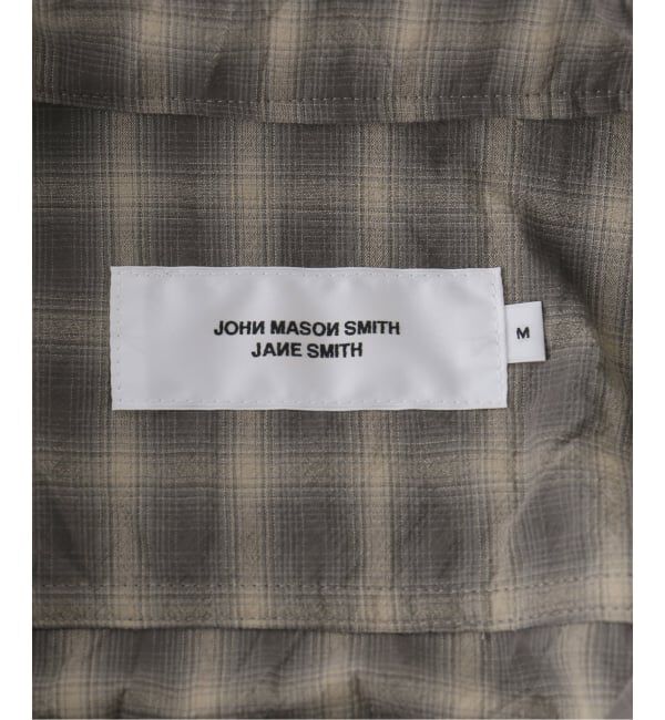 IENA「【一部店舗限定】JANE SMITH/ジェーンスミス CHECK SH シャツ 26SSH-413S」|シャツ・ブラウス|