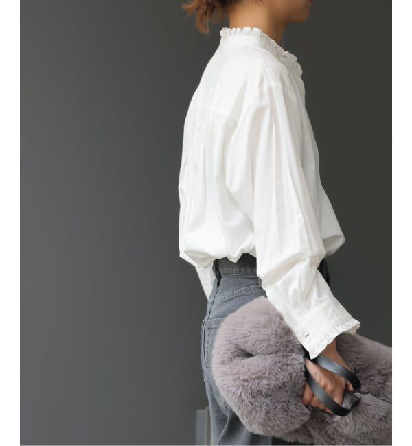 JOURNAL STANDARD relume「《WEB限定追加》コットンブロードフリルブラウス」|シャツ・ブラウス|