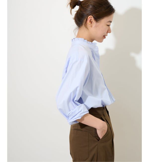 JOURNAL STANDARD relume「《WEB限定追加》コットンブロードフリルブラウス」|シャツ・ブラウス|