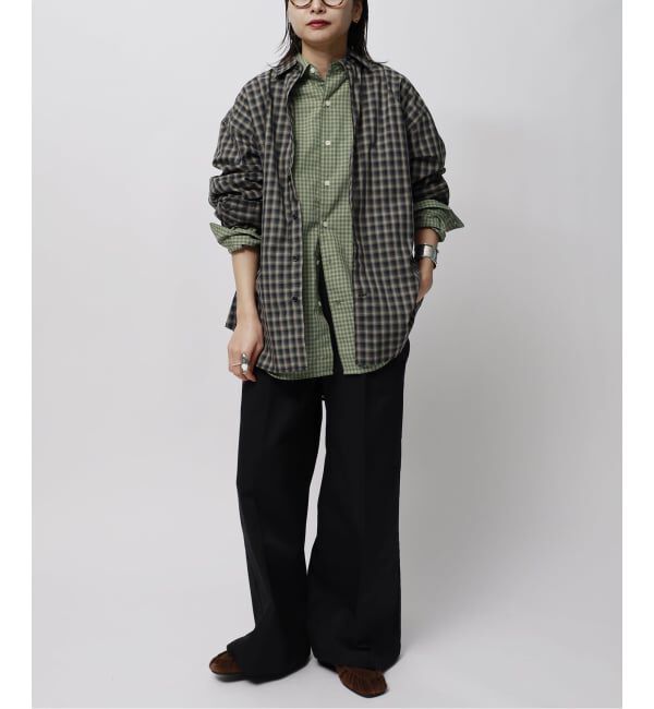 journal standard L'essage「【PARROTT CANVAS/パロットキャンバス】PCM Regular Shirt - Small：シャツ」|シャツ・ブラウス|
